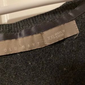 old navy grey sweater